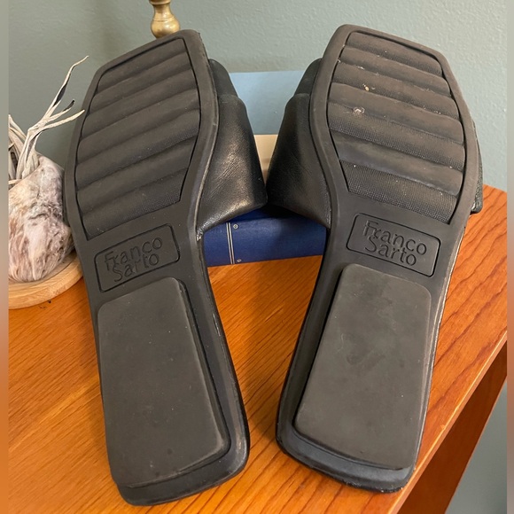 Franco Sarto Caris Black Slide Sandals - Picture 7 of 11